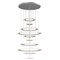 Et2 Saturn II LED 10-Light 30" Wide Matte Silver Pendant Light E22665-11MS - alternate 1